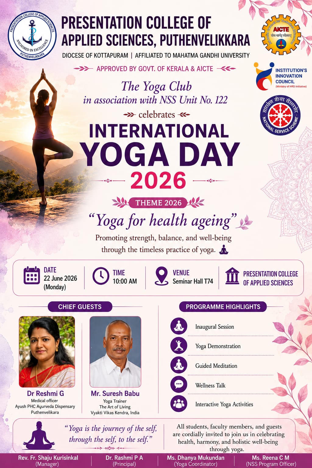 INTERNATIONAL YOGA DAY 2026