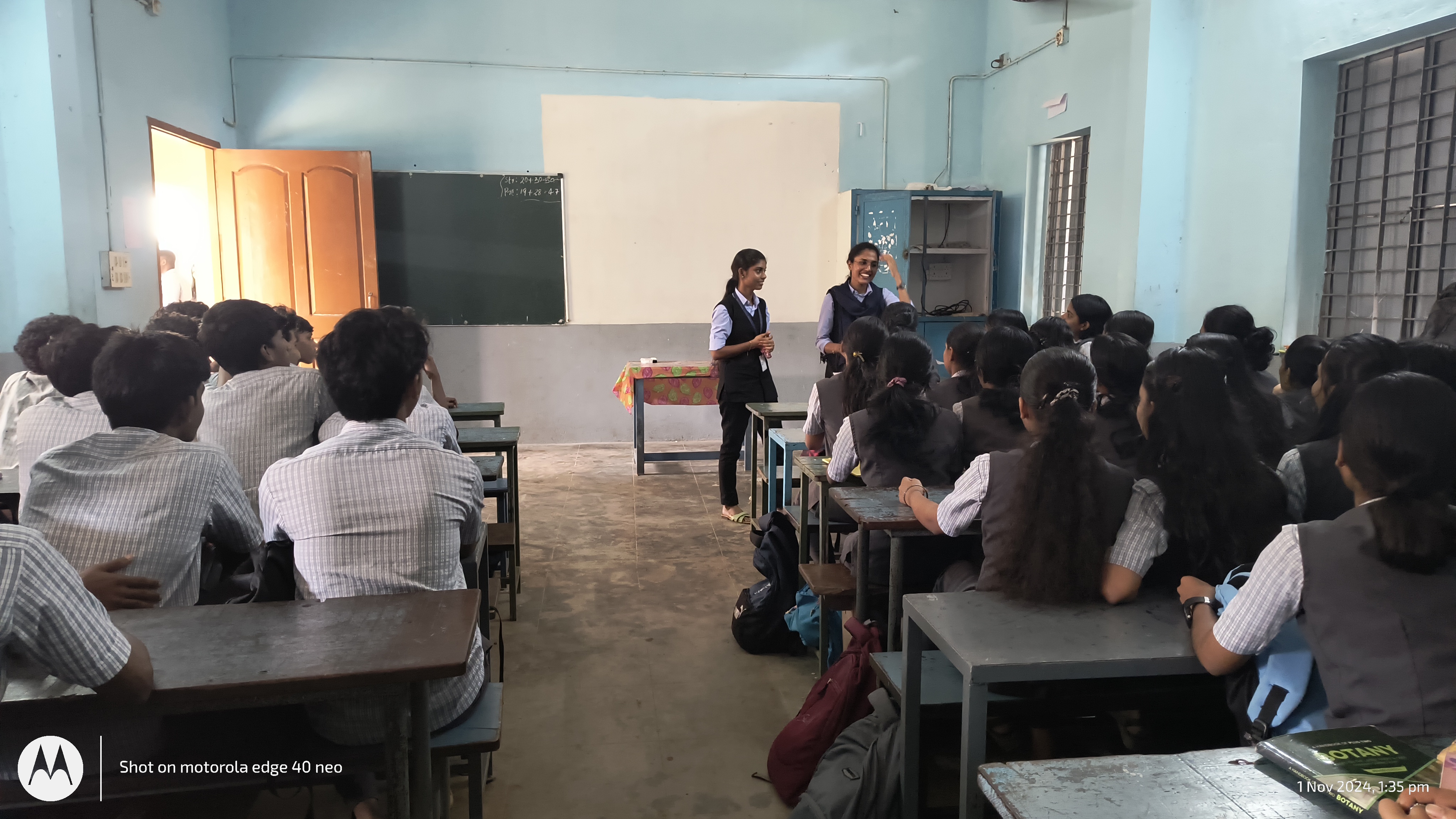 BioTechnology department conducted outreach programs in various schools