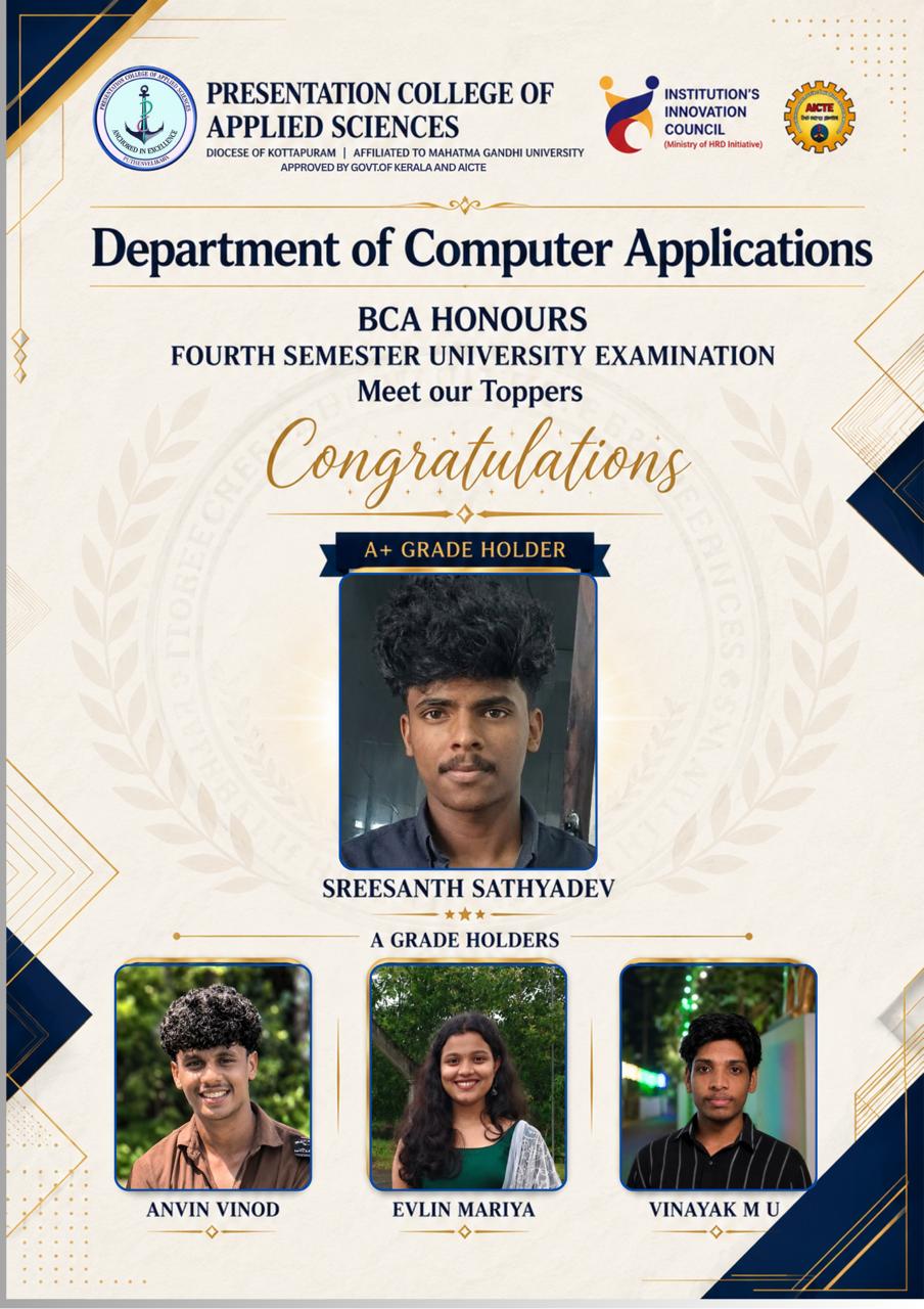 Department of Computer Applications